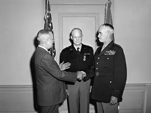 Glasshouse Images: Harry S. Truman - Dwight D. Eisenhower - Omar Bradley