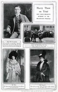 Oct19: Harry Thaw on trial, husband of Evelyn Nesbit