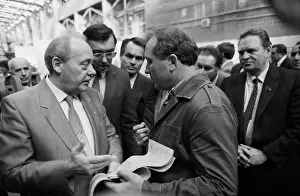 Kaluga: Harry Tisch visits USSR
