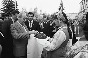 Kaluga: Harry Tisch visits USSR
