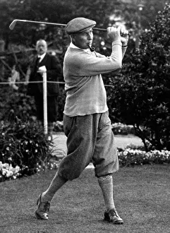 Fours: Harry Vardon, professional golfer