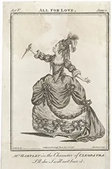 1751: HARTLEY AS CLEOPATRA