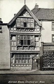Warks: Harvard House, Stratford-upon-Avon, Warwickshire, England