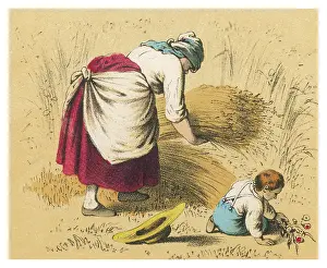 C1845: Harvesting Scene - circa 1845