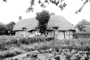 Harwell: Harwell, Old Cottages c1960