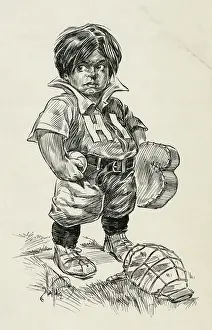 Mitt: Haskell Indian baseball boy