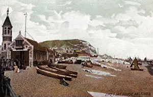 Grayham Chayney: Hastings lifeboat house and beach