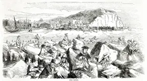 Victorians: Hastings - the rocks 1857
