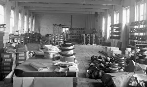 Hat factory finishing room