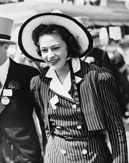 Ascot: Hat fashion in England, 1938