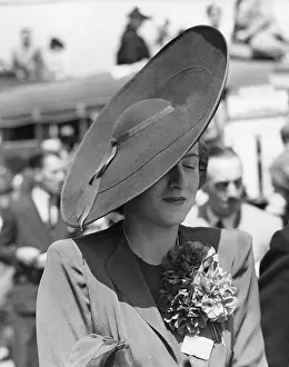 Ascot: Hat fashion in England, 1938