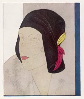Flap: Hat with Feathers 1930