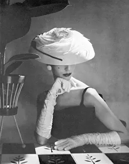 Organdie: Hat from Liberty, 1956