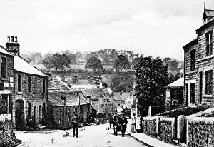 Hathersage: Hathersage Station Road