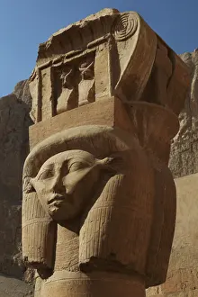 18th Dynasty: Hathor capitals, Temple of Hatshepsut, Theban Necropolis