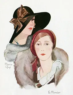 Drooping: Hats for 1929