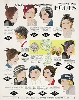 Brimless: HATS/AU LOUVRE 1932