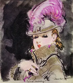 Flaunts: Haughty woman