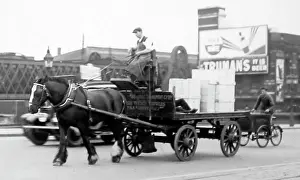 Haulage: A haulier on Blackfriars Bridge, London