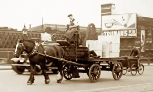 Haulage: A haulier on Blackfriars Bridge, London