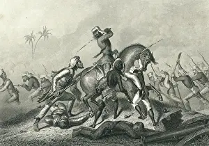 Mutiny: Havelock's Column attacking the Mutineers before Cawnpore