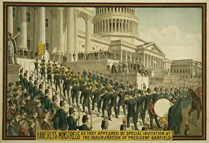 Ensemble: Haverly's Minstrels at the inauguration of President