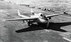Topside: de Havilland DH-100 Vampire