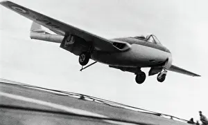 Aircraftcarriers: de Havilland DH-100 Vampire