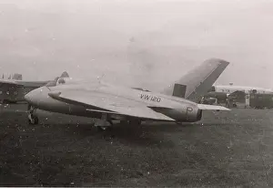 Radlett: The third de Havilland DH108 VW120 at the SBAC display