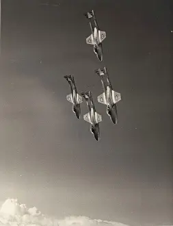 Dh115: Four de Havilland DH115 Vampire Trainer T11s