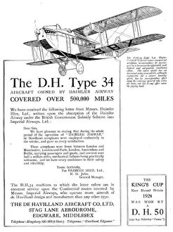 Dh34: De Havilland DH34