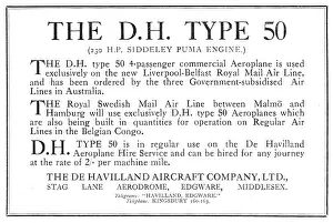 Dh50: De Havilland DH50