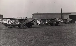 Dh89: Three de Havilland DH89 Dragon Rapides CS-ADI CS-ADJ