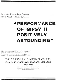 Astounding: De Havilland Gipsy II Aero Engine - Astounding Performance