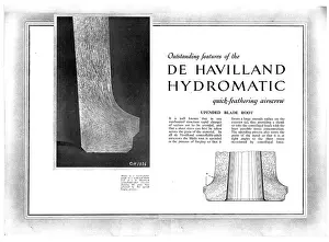 Airscrew: De Havilland Hydromatic Quick-Feathering Airscrew