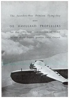 Saro: De Havilland Propellers - SARO Princess