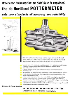 Flowmeter: De Havilland Propellers Turbine Flowmeter