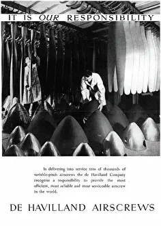 Airscrews: De Havilland Variable Pitch Airscrews