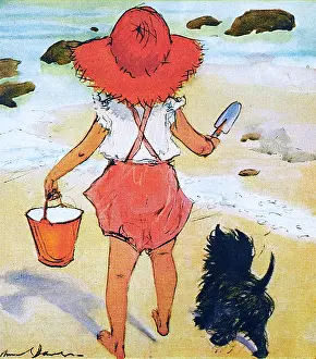Muriel Dawson Collection: Having Fun by Muriel Dawson
