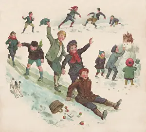 Peter & Dawn Cope Collection: Having Fun in the Snow