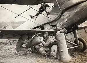 Audax: Hawker Audax is prepared for a flight