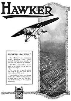 Duiker: Hawker Duiker 1924 Advert