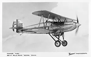 Kestrel: Hawker Fury British fighter biplane