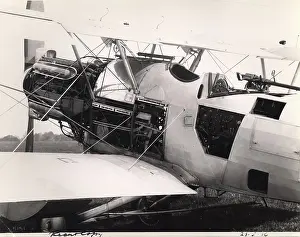 Hector: Hawker Hector rear view with access panels removed 1936