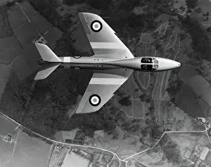 In Flight: Hawker Hunter