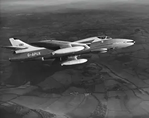 In Flight: Hawker Hunter T-66A