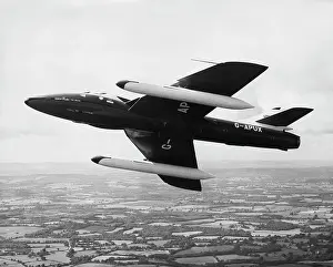 In Flight: Hawker Hunter T-66A