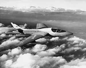 In Flight: Hawker Hunter T-66A