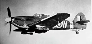 Underwing: Hawker Hurricane IIB -with its compliment of underwing
