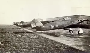 Schaffen: Hawker Hurricanes at Schaffen Air Base, Diest, Belgium